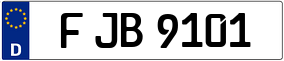 Truck License Plate